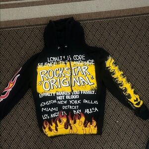 Rockstar Original Black and Yellow Hoodie